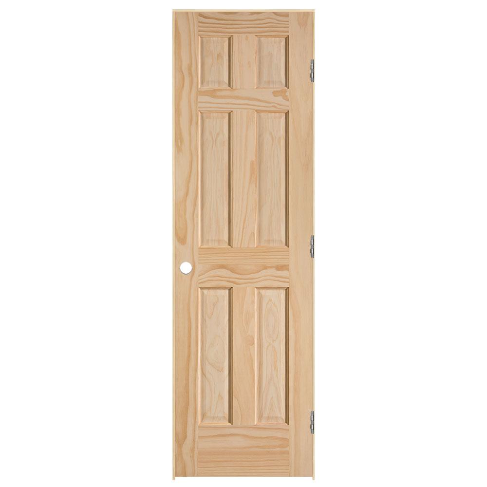 Masonite 24 in. x 80 in. 6Panel RightHanded SolidCore Smooth