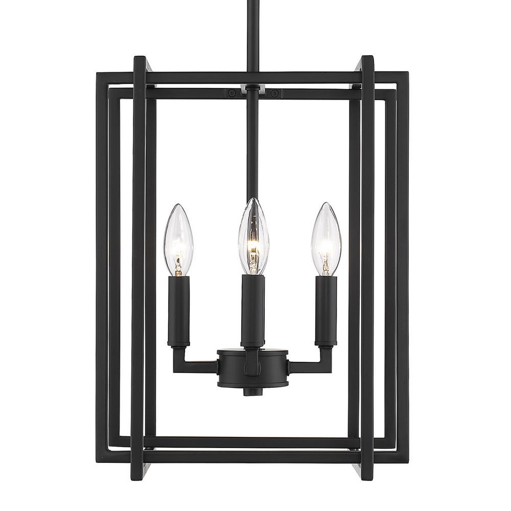 Golden Lighting Tribeca 4 Light Black With Accents Chandelier Golden Lighting Tribeca 4 Light Black With Accents Chandelier