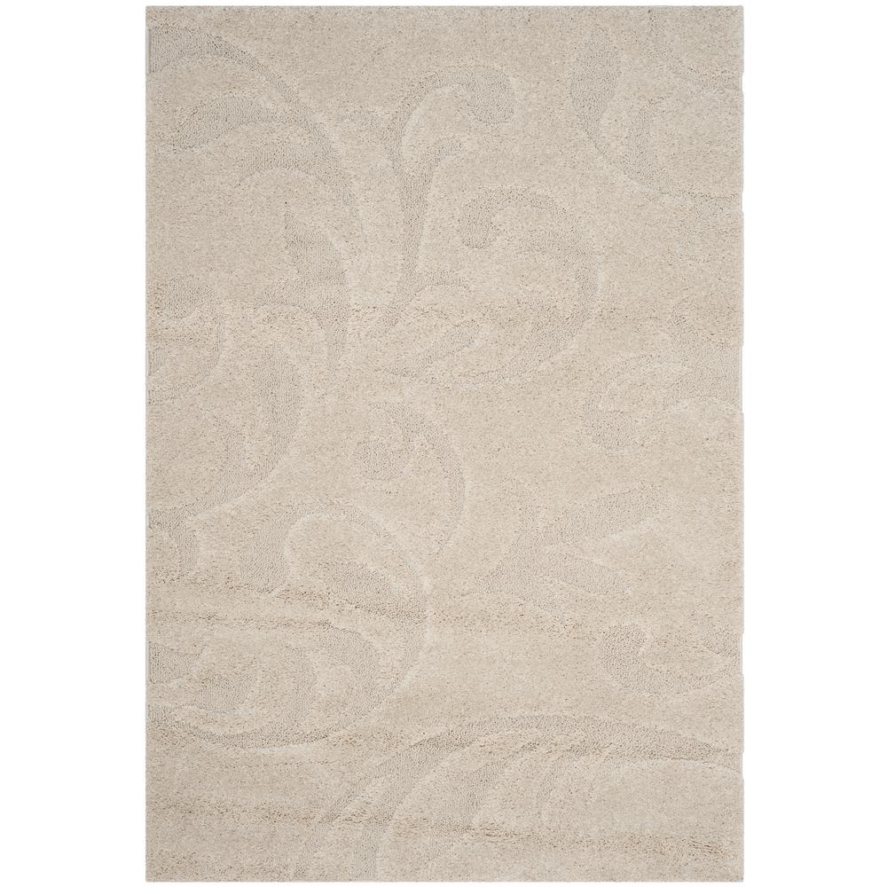 Safavieh Florida Shag Cream 8 ft. x 10 ft. Area RugSG46811118 The
