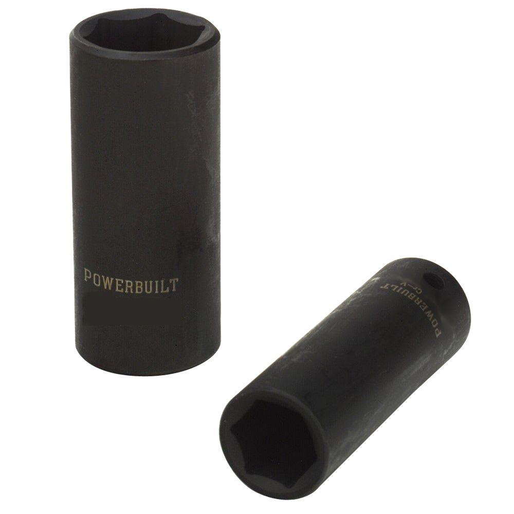 Powerbuilt 0.74 in. x 0.83 in. and 3/4 in. x 13/16 in. Flip Socket Set