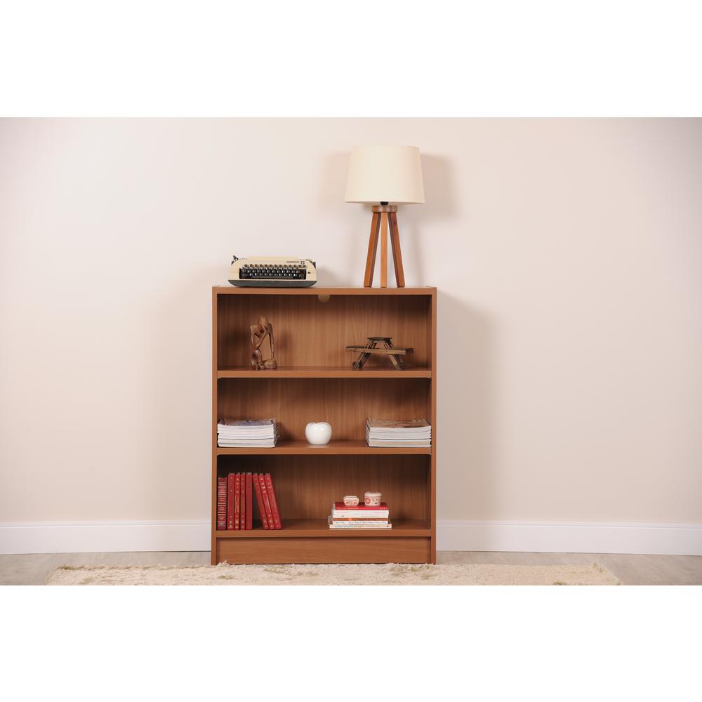 Manhattan Comfort Greenwich Maple Cream 3Shelf Wide Grande 1.0