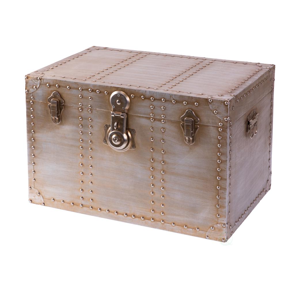 Natural 6/" Leather Trunk Handle small doll box chest steamer antique box vintage