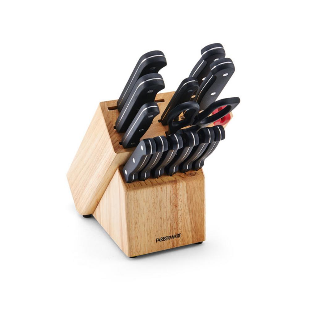 Farberware Edge Keeper 14 Piece Knife Set 5150388 The Home Depot
