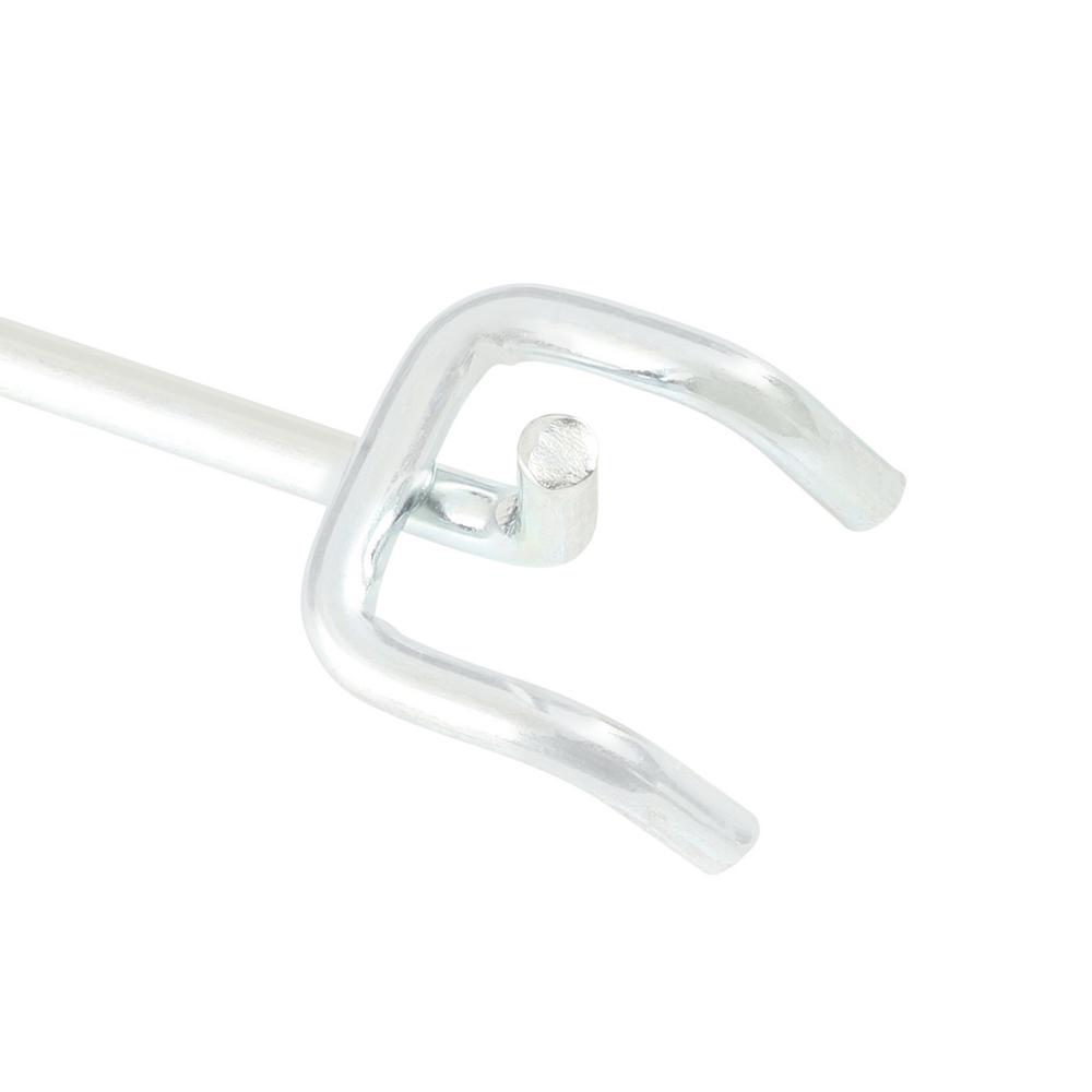 Everbilt Peg Hook Zinc Plated Steel Locking Assortment for 1/4