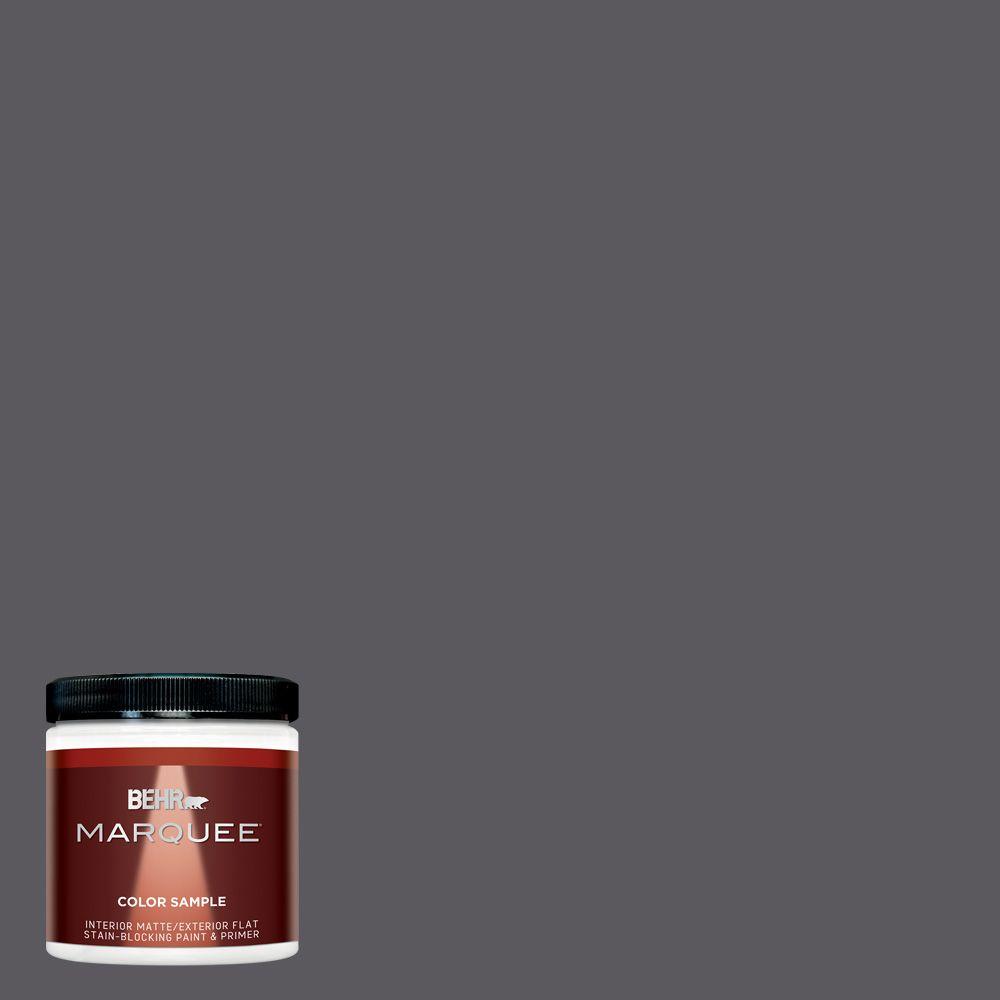 Behr Marquee 8 Oz Mq5 02 Dark Shadows One Coat Hide Matte Interior Mq5 02 Dark Shadows One Coat Hide Matte