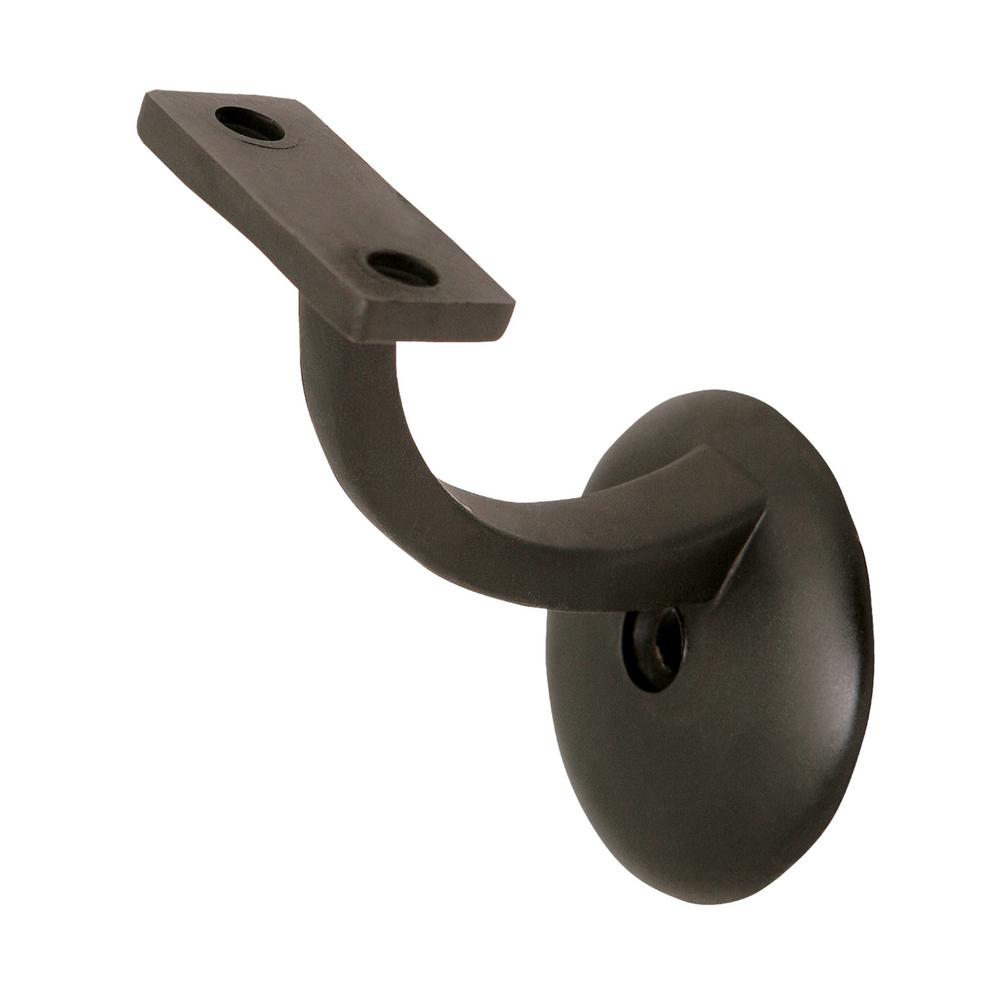 Brass Handrail Bracket w//Screws /& Mounting Hardware Multiple Finishes