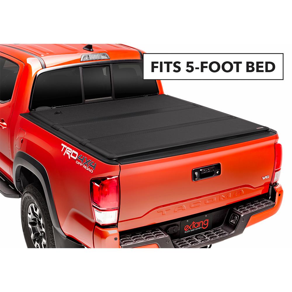 Hard Folding Truck Bed Tonneau Cover Tonno Pro Hard Fold HF-561 Fits 2016-2020 Toyota Tacoma 5 Bed