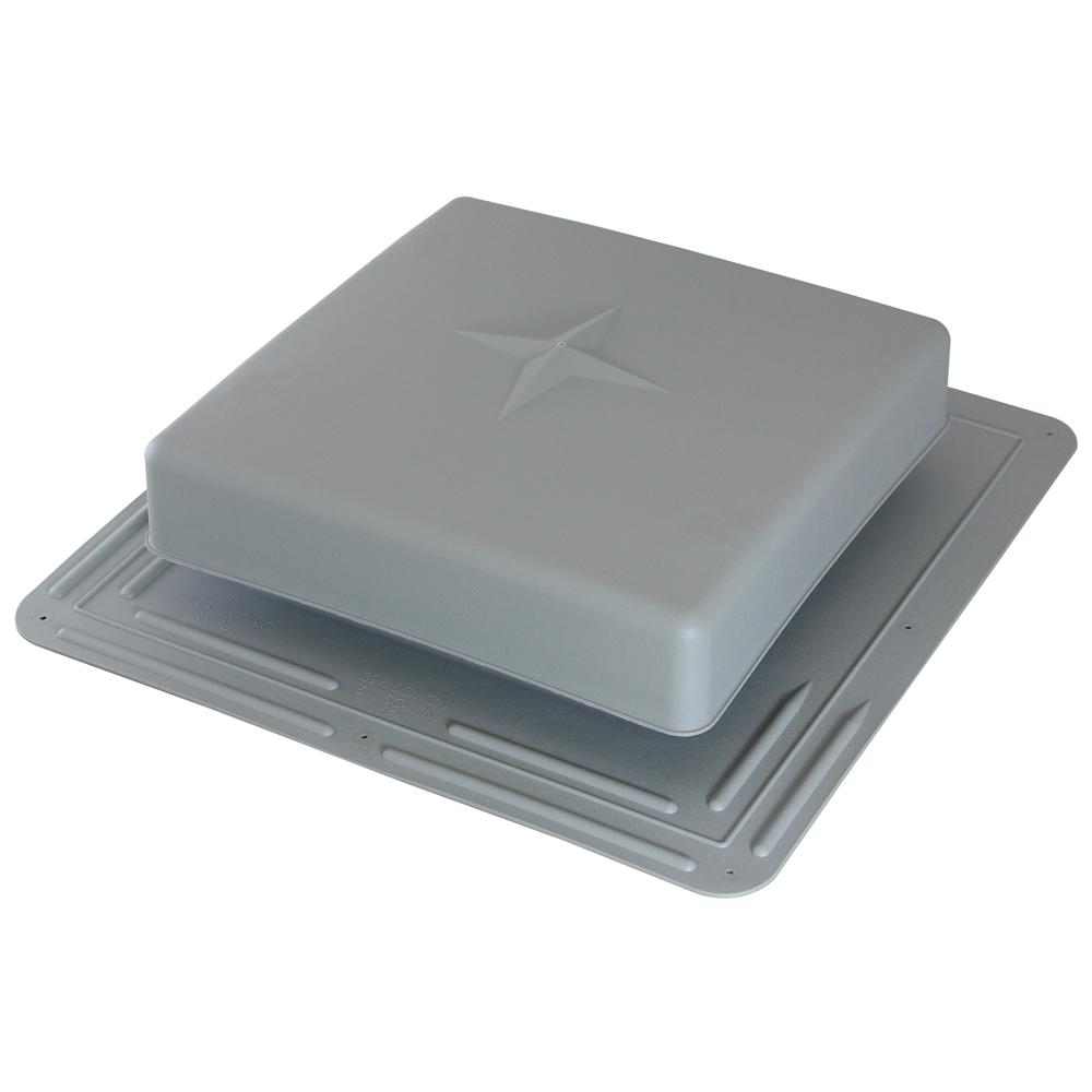 Air Hawk 61 sq. in. NFA Plastic SquareTop Roof Louver Static Roof Vent