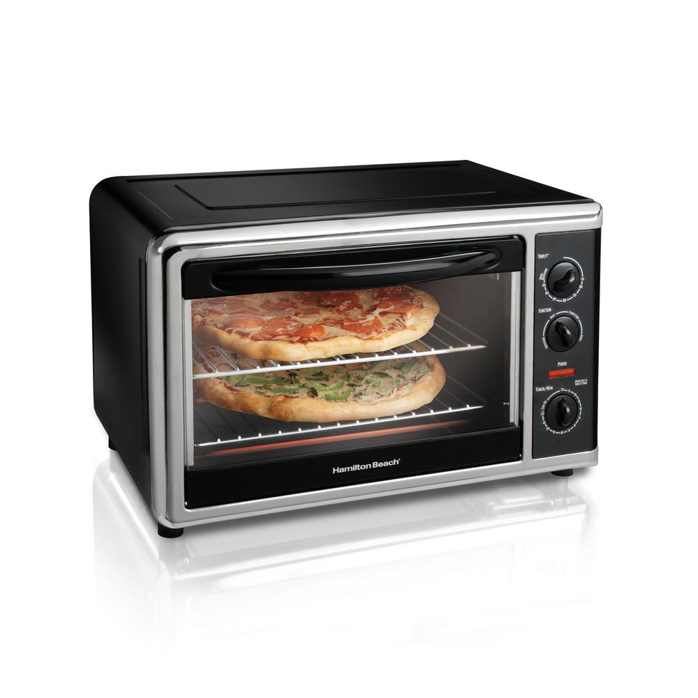 Hamilton Beach Black Toaster Oven-31100 - The Home Depot