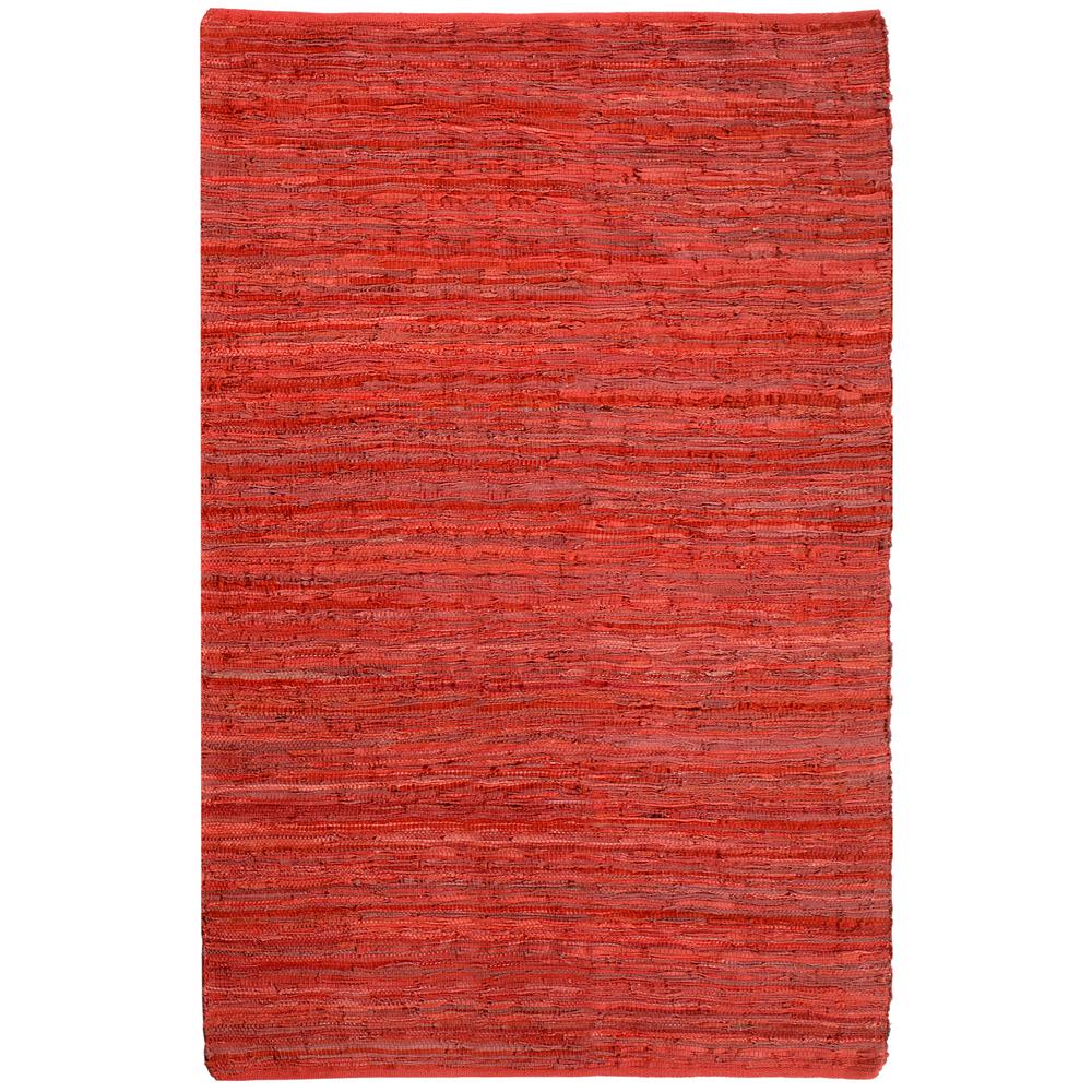 UPC 692789803127 product image for MATADOR Red Leather 5 ft. x 8 ft. Area Rug | upcitemdb.com