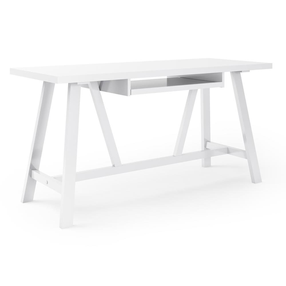Simpli Home Dylan Solid Wood Modern Industrial 60 In Wide
