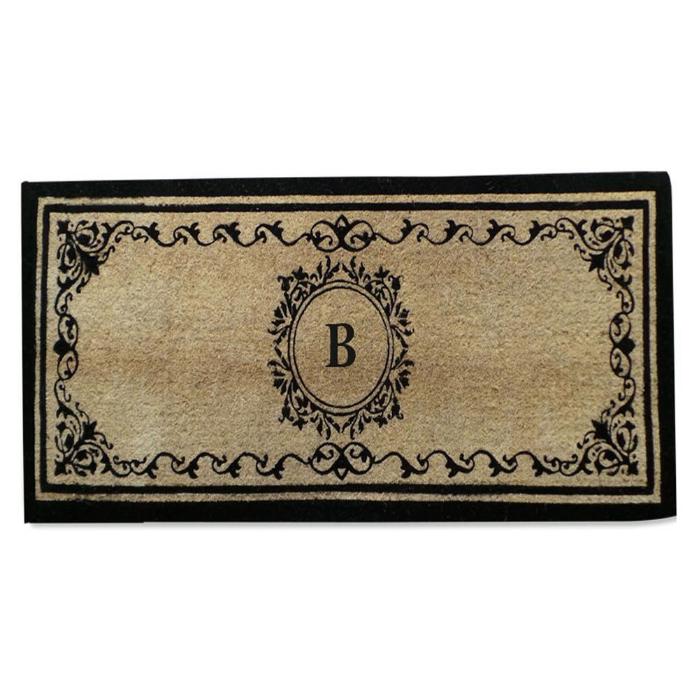 Elegant 24 in. x 57 in. Coco Fiber Extra Thick Double Door Mat ...