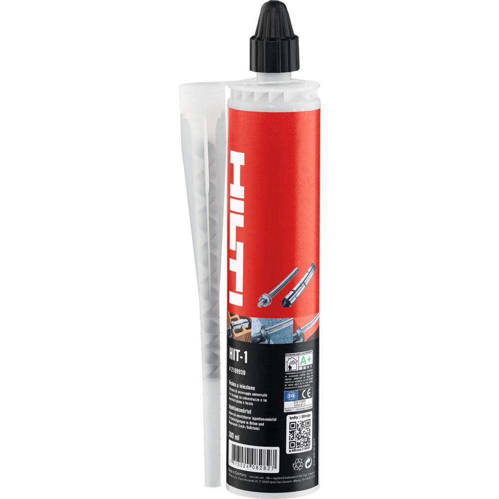 Hilti HITRE 500V3 11.1 oz. Injectable Epoxy Mortar with Dispenser