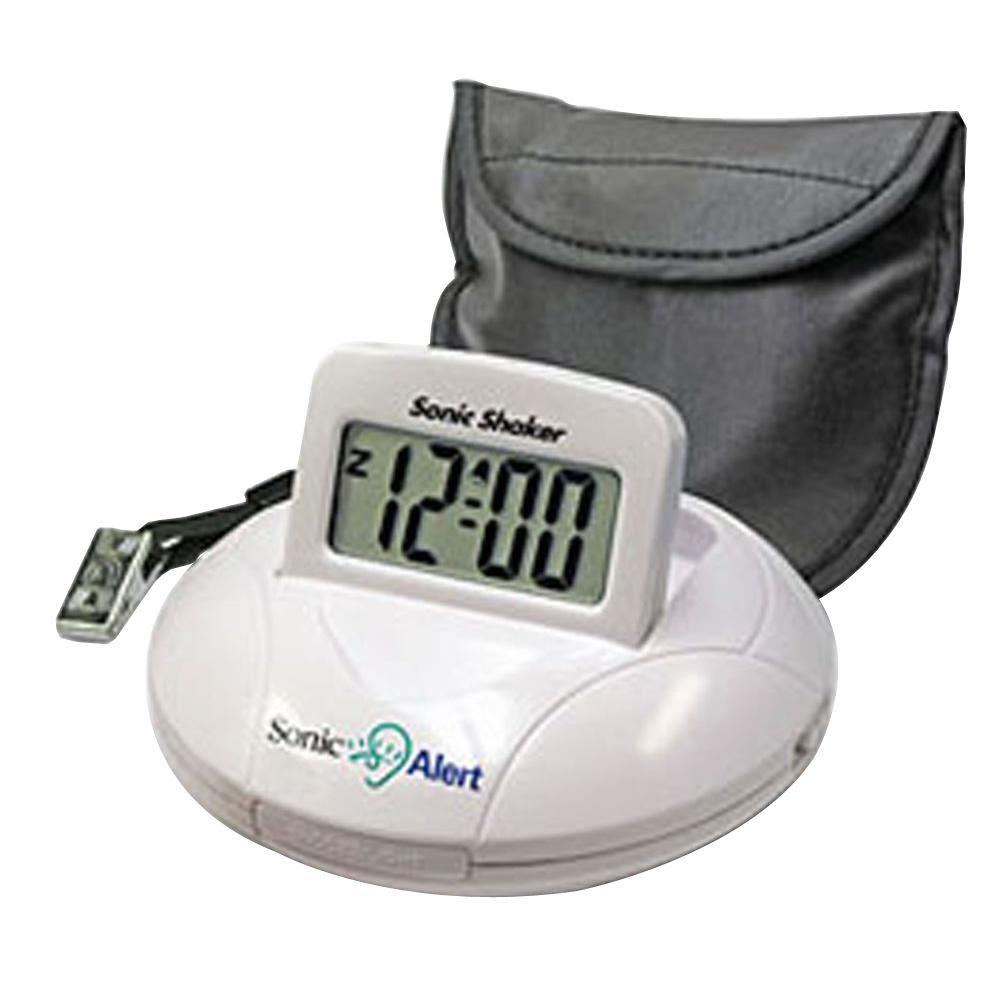 Sonic Alert Sonic Bomb Digital Travel Alarm Clock Sa Sbp100 The