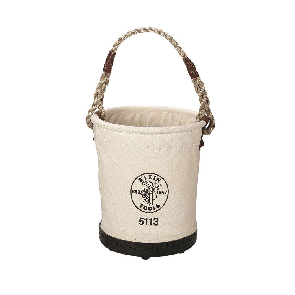 Klein Tools 13 in. Canvas TaperedWall Bucket5113 The Home Depot