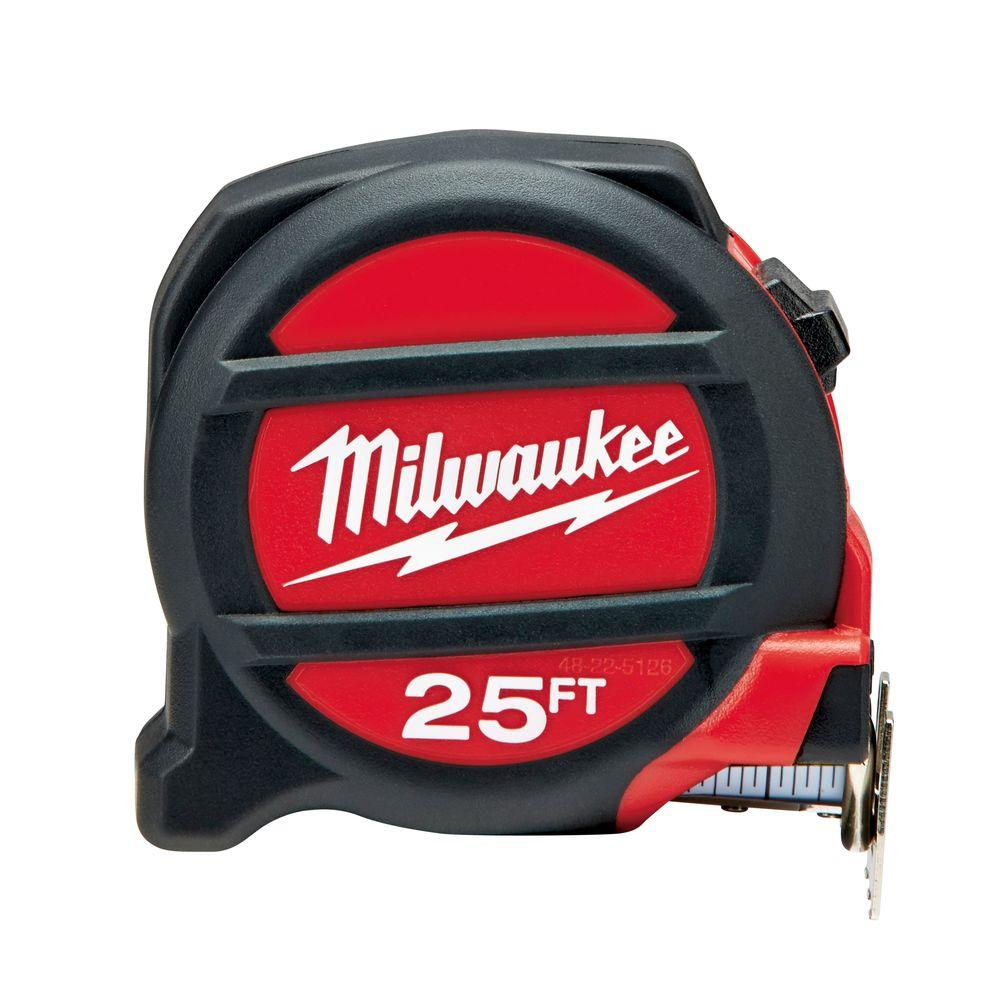 Milwaukee 25 ft. Tape Measure48225126 The Home Depot