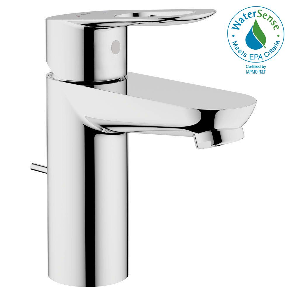 Grohe Bauloop Basin Mixer Single Hole Handle Ohm Bathroom Grohe Bauloop Basin Mixer Single Hole Handle Ohm Bathroom Faucet In Starlight Chrome With Pop