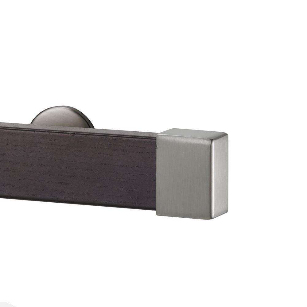 Art Decor Kontur Wood 106 In Traverse Rod Wenge With Endcap Traverse Rod Wenge With Endcap In Brown