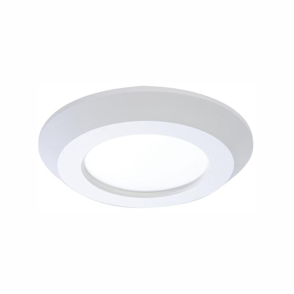 Halo 4 In White Integrated Led Recessed Trim Downlight 80 Cri 3000k Cct With Junction Box Halo 4 In White Integrated Led Recessed Trim Downlight 80 Cri 3000k Cct With Junction Box