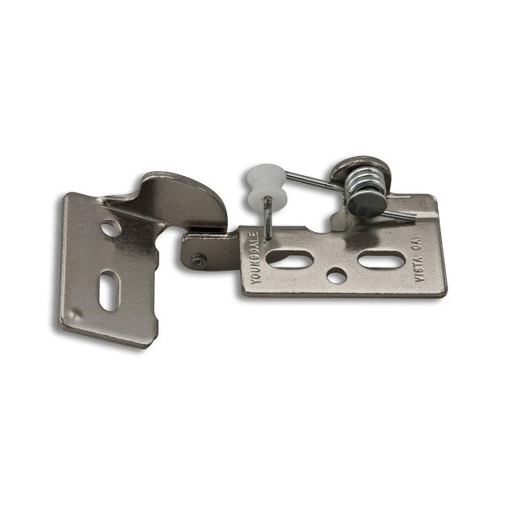Youngdale Chrome 6 x 1/2 in. Overlay NonWrap SelfClosing Hinge54.