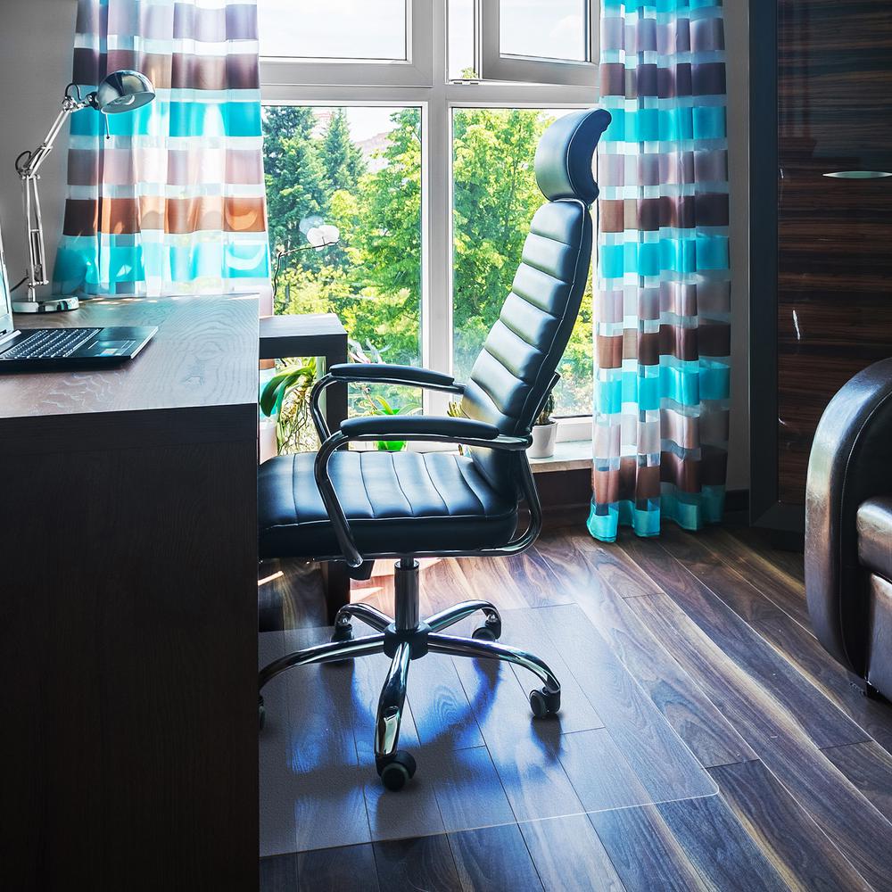 Floortex Cleartex Ultimat Polycarbonate Rectangular Chair Mat Bedding