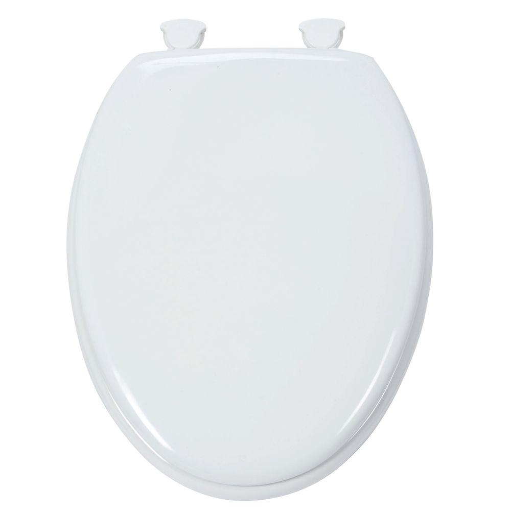 Glacier Bay Lift Off Elongated Closed Front Toilet Seat In White 31450 000 The Home Depot usd