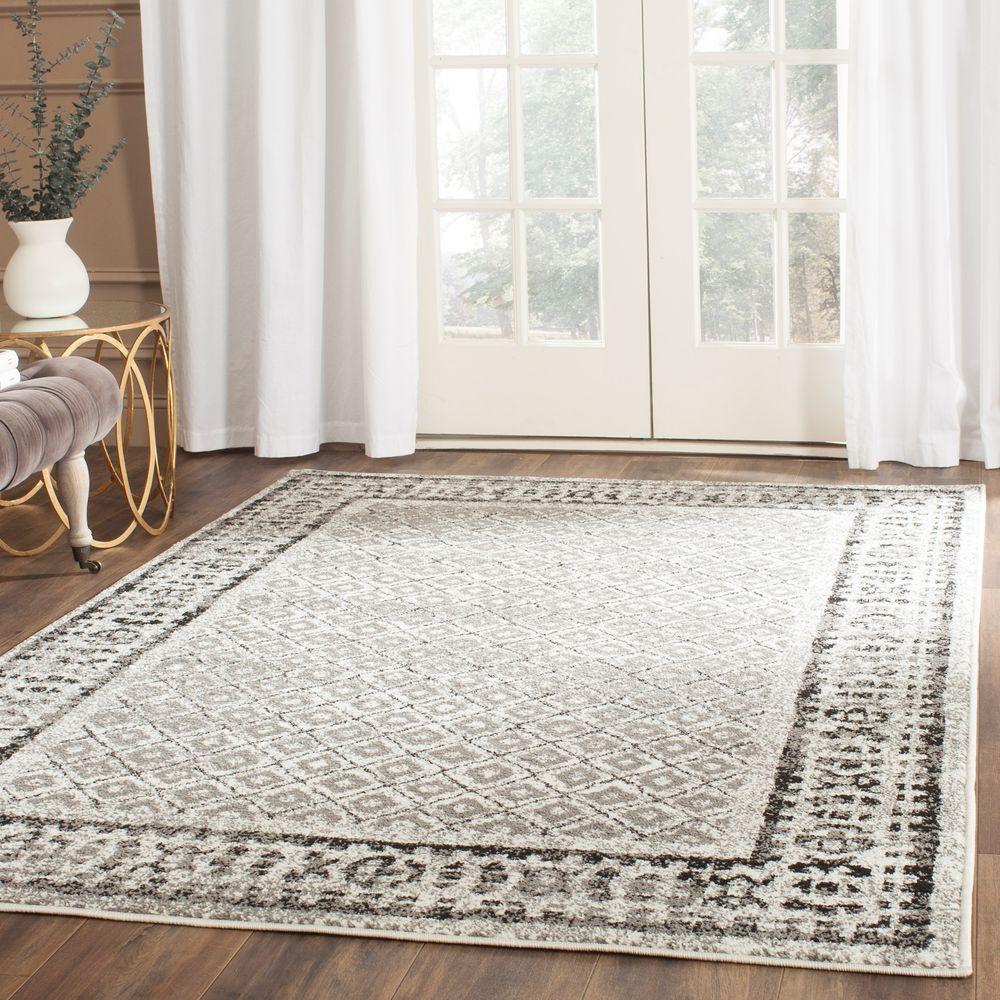 Safavieh Adirondack Ivory/Silver 6 ft. x 9 ft. Area Rug-ADR110B-6 - The