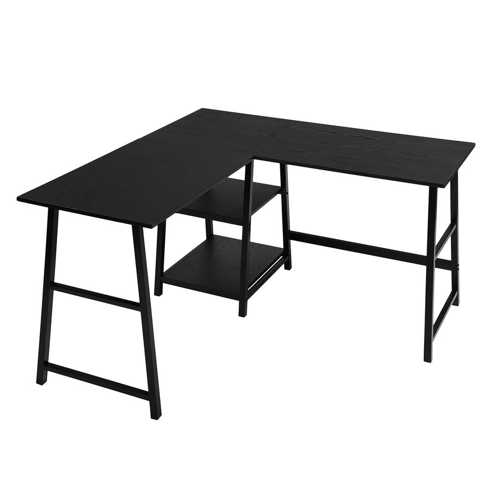 black desk
