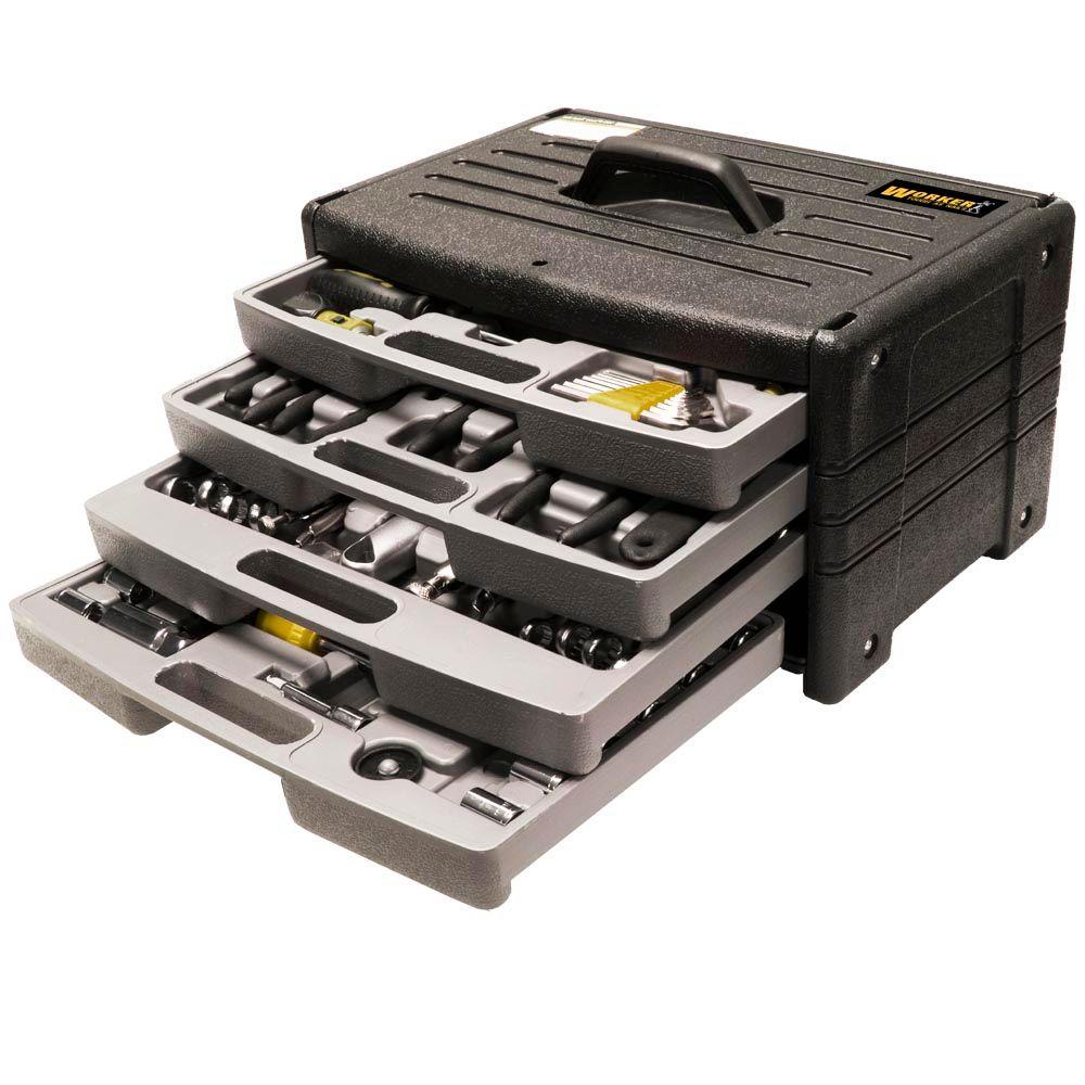 HDX Homeowners Tool Set (76-Pieces)-H76HOS - The Home Depot HDX Homeowners Tool Set (76-Pieces)-H76HOS - The Home Depot