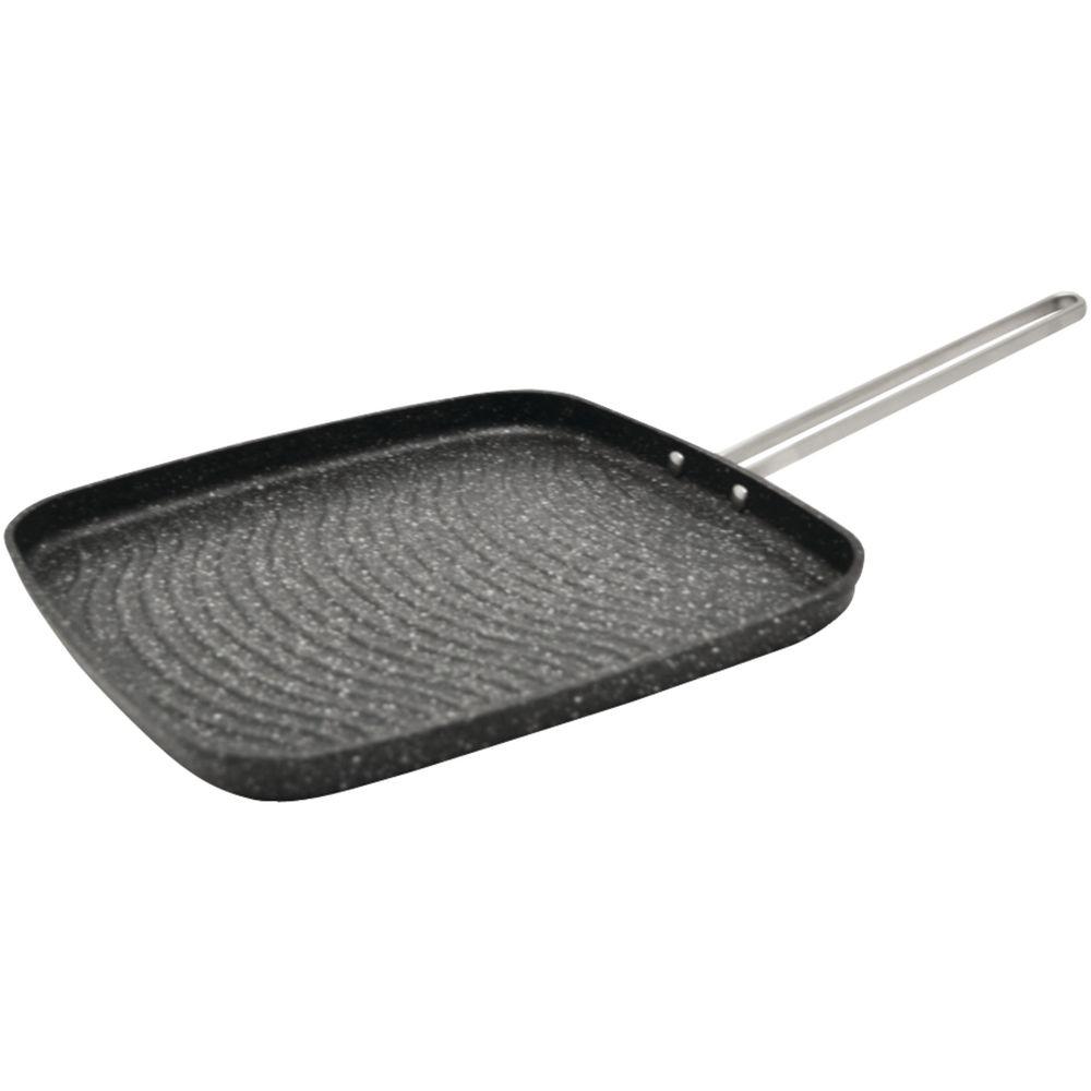 Starfrit Rock Wire Handle Stainless Steel Grill Pan, Black