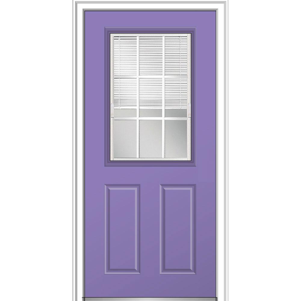 MMI Door 64 in. x 80 in. Internal Blinds and Grilles Left-Hand ... MMI Door 64 in. x 80 in. Internal Blinds and Grilles Left-Hand ...
