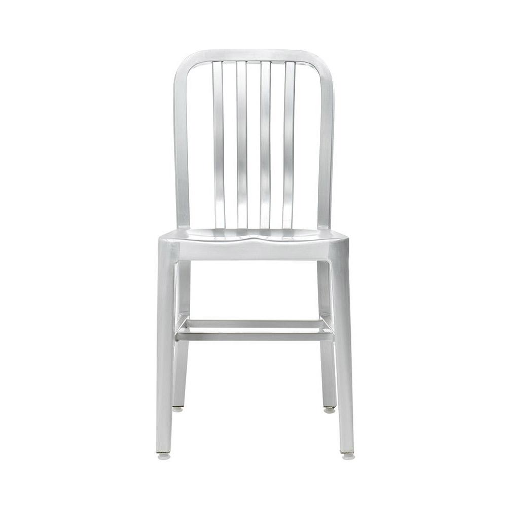 Home Decorators Collection Sandra Brushed Aluminum Side Chairs