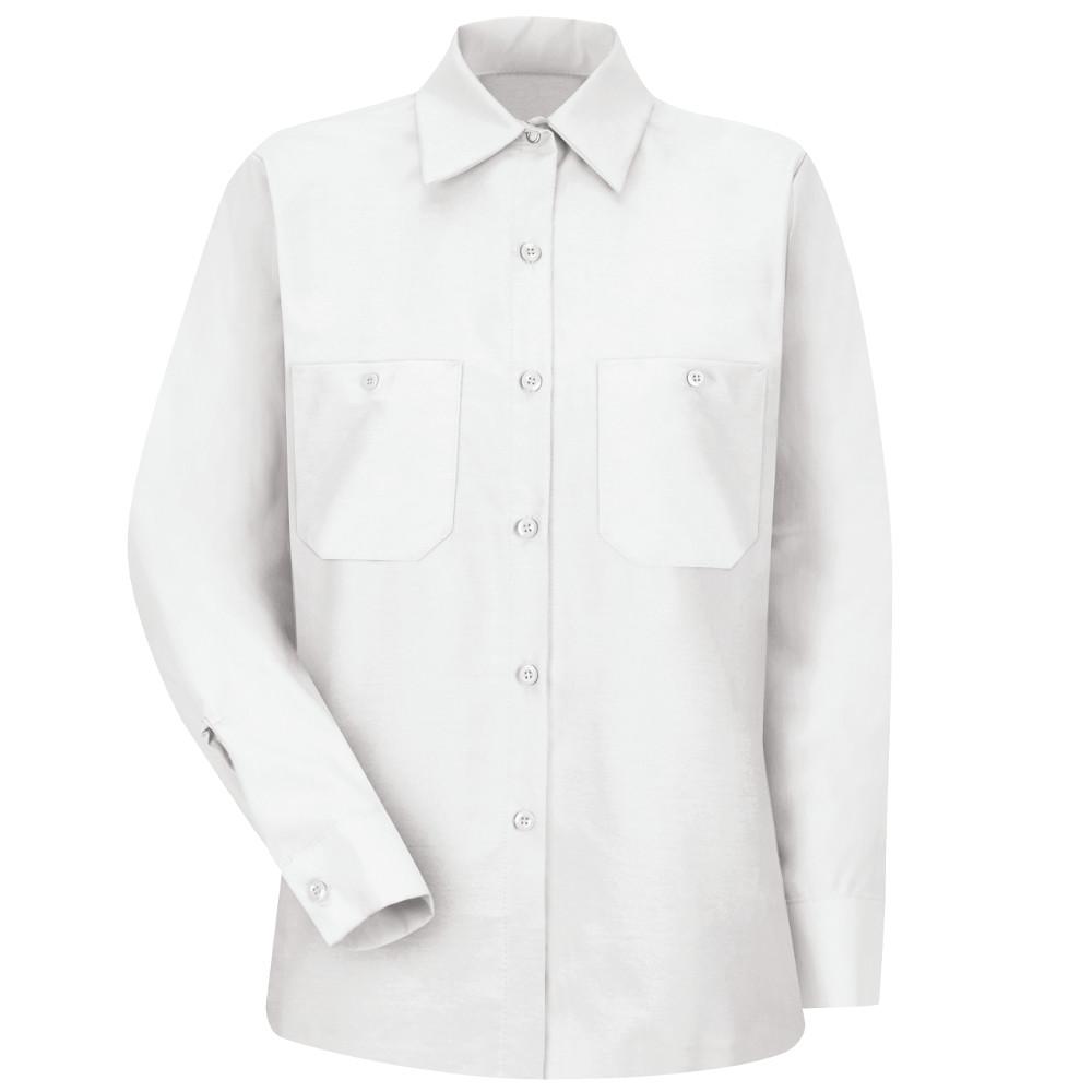 womens white work shirt