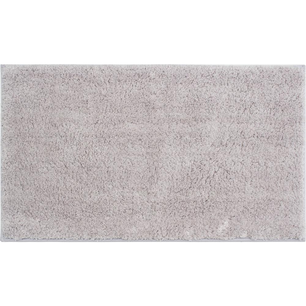 Home Decorators Collection Plush Taupe 20 In X 34 Microfiber Polyester Bath Mat