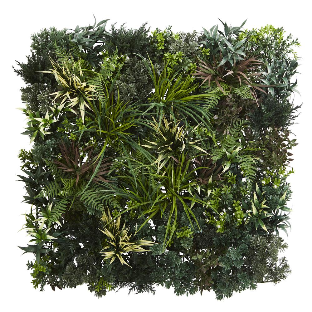 Nearly Natural 3 Ft X Indoor Outdoor Green And Fern Indoor Outdoor Green And Fern Artificial