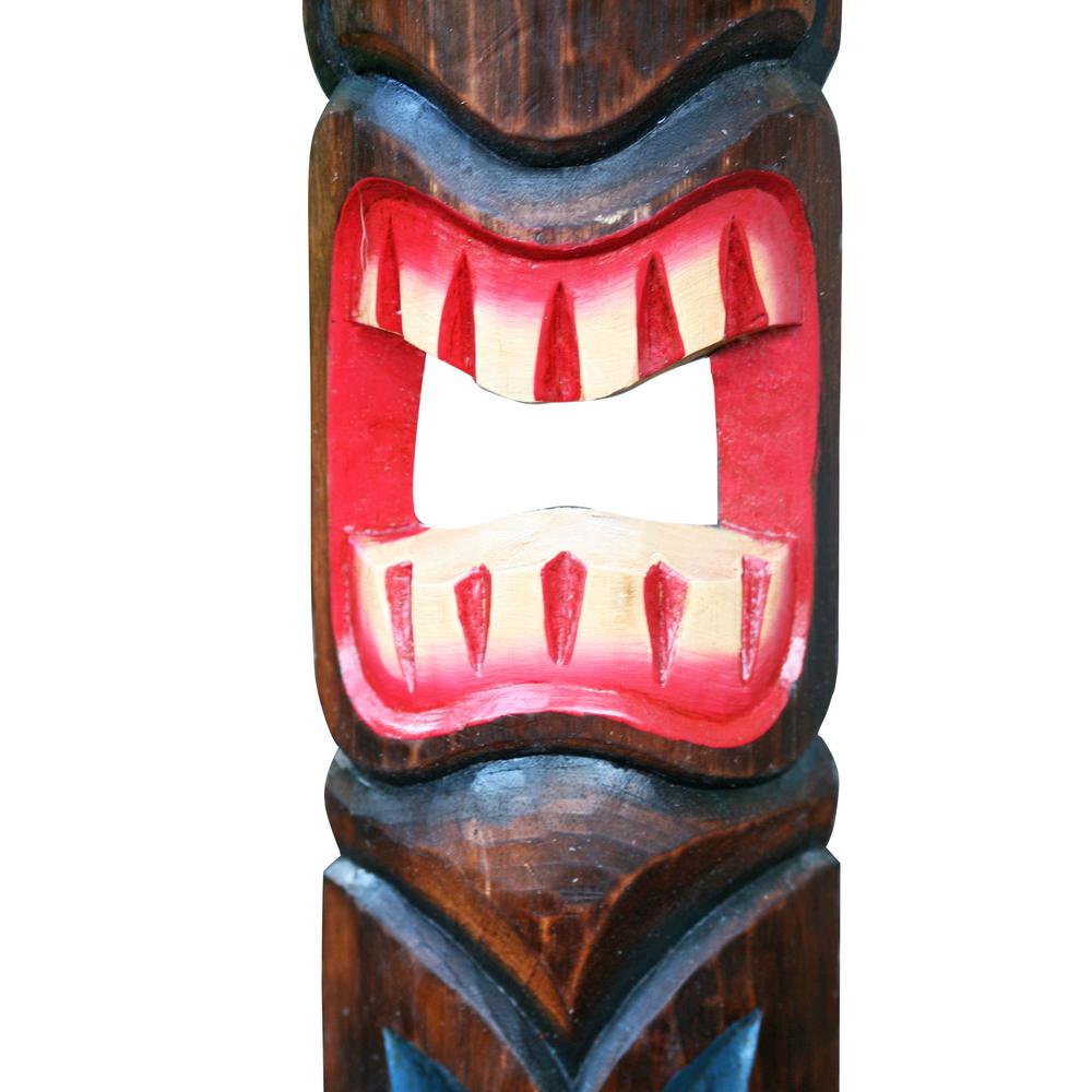 Backyard X Scapes 40 In Tiki Mask Hawaiian Palm For Garden