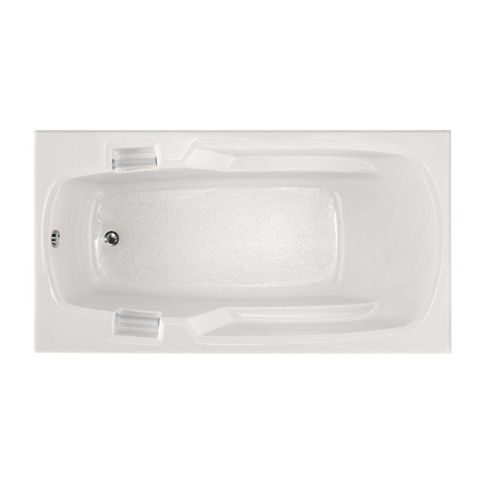 Hydro Systems Studio 5 ft. Reversible Drain Air Bath Tub in White