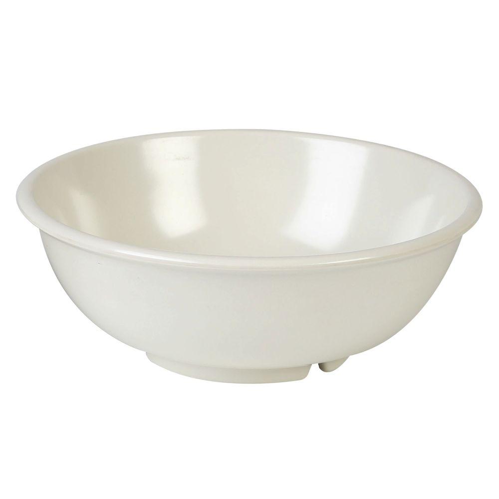 Restaurant Essentials Coleur 32 oz., 7-1/2 in. Salad Bowl in Ivory (12