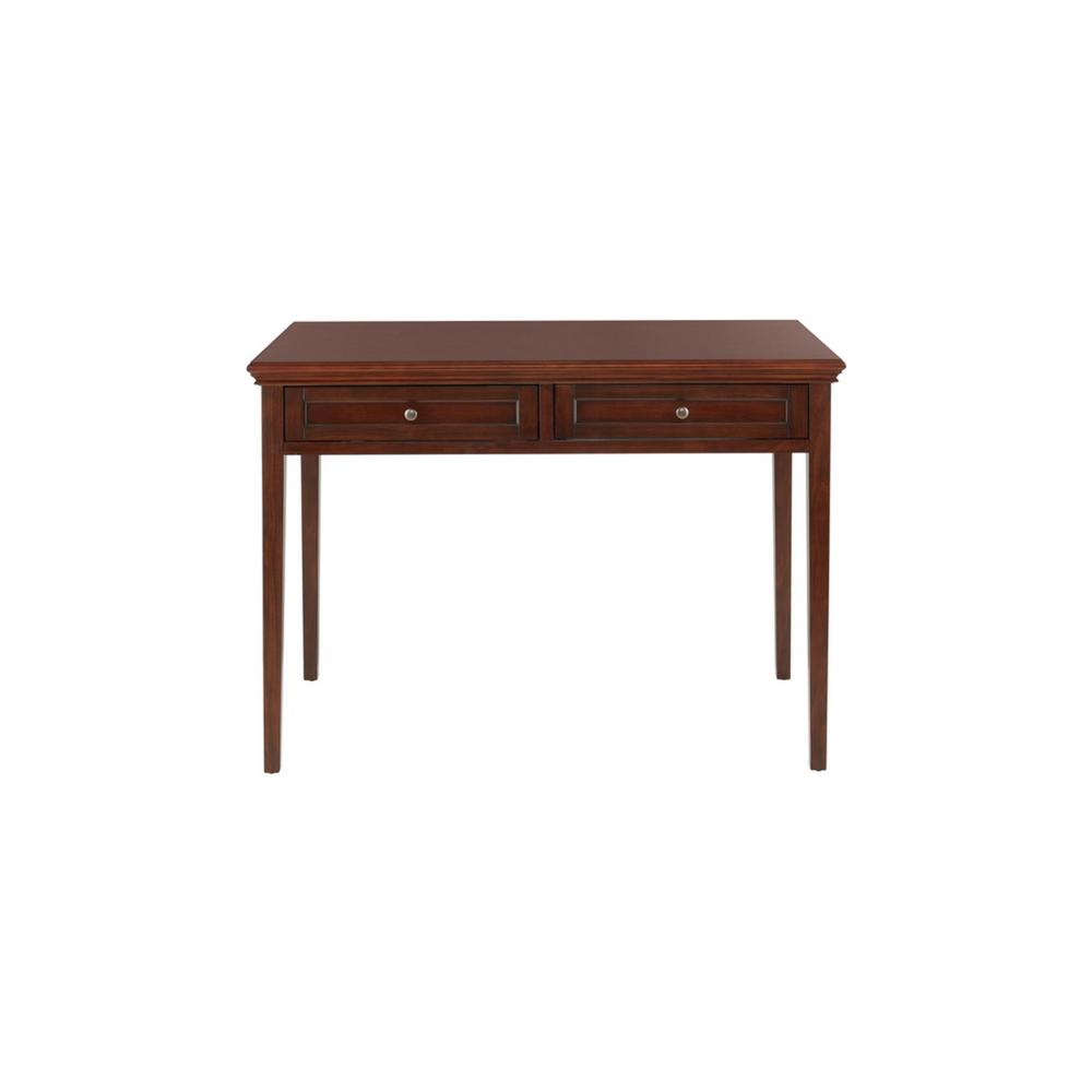 Home Decorators Collection 44 in. Rectangular Brown 2 Drawer Writing Desk with Solid Wood Material was $299.0 now $179.4 (40.0% off)