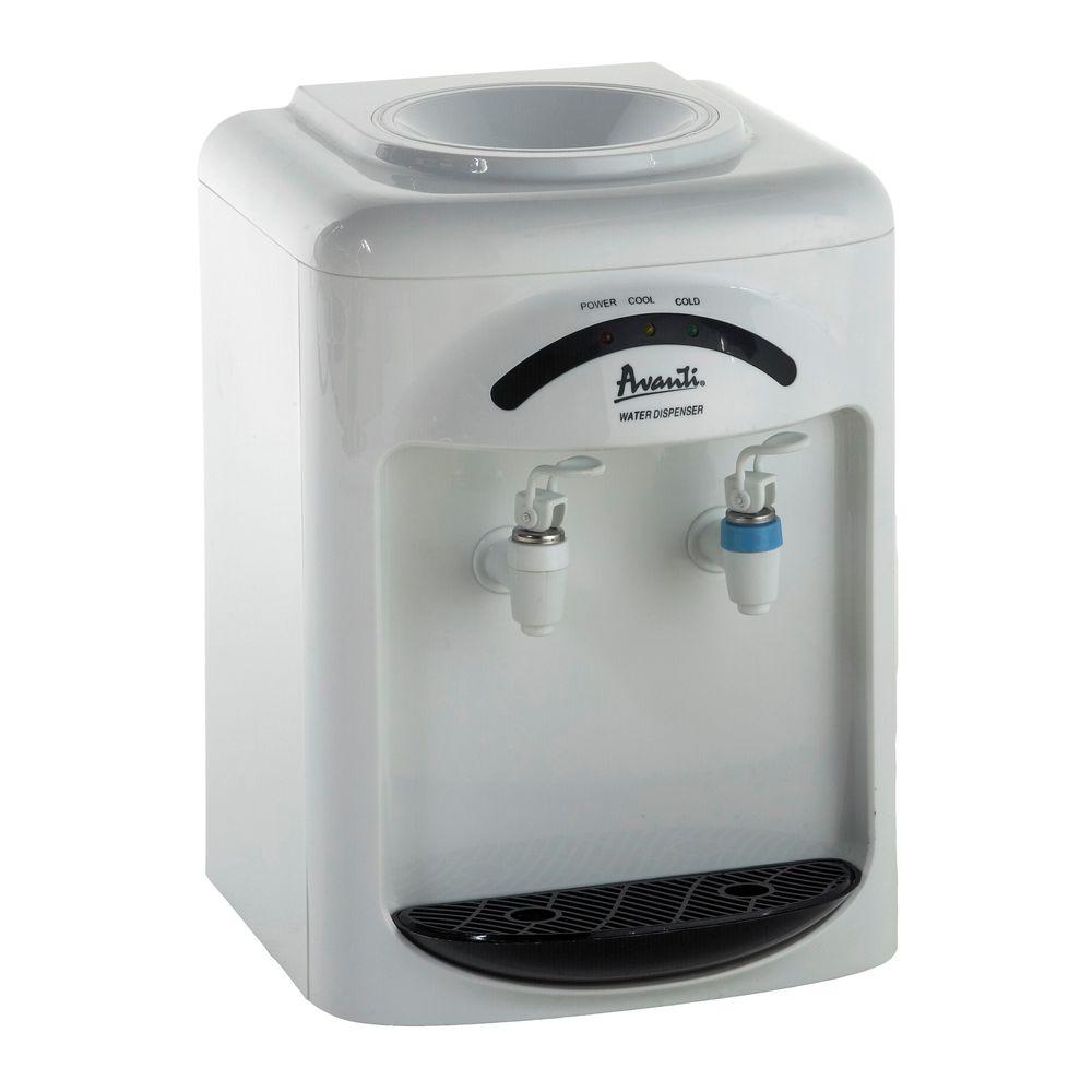 Avanti Countertop Water Dispenser In White Wdt35ec The Home Depot