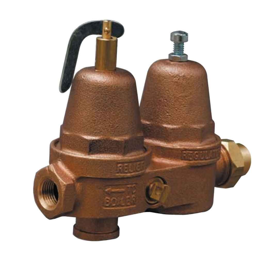 Cash Acme 1/2 inch Bronze CBL Pressure Regulating and Relief Boiler Valve by Cash Acme