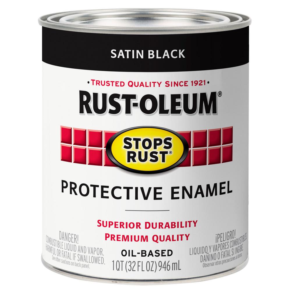 RustOleum Specialty 1 qt. High Heat Satin BarBQue Black Enamel Paint (2Pack)7778502 The