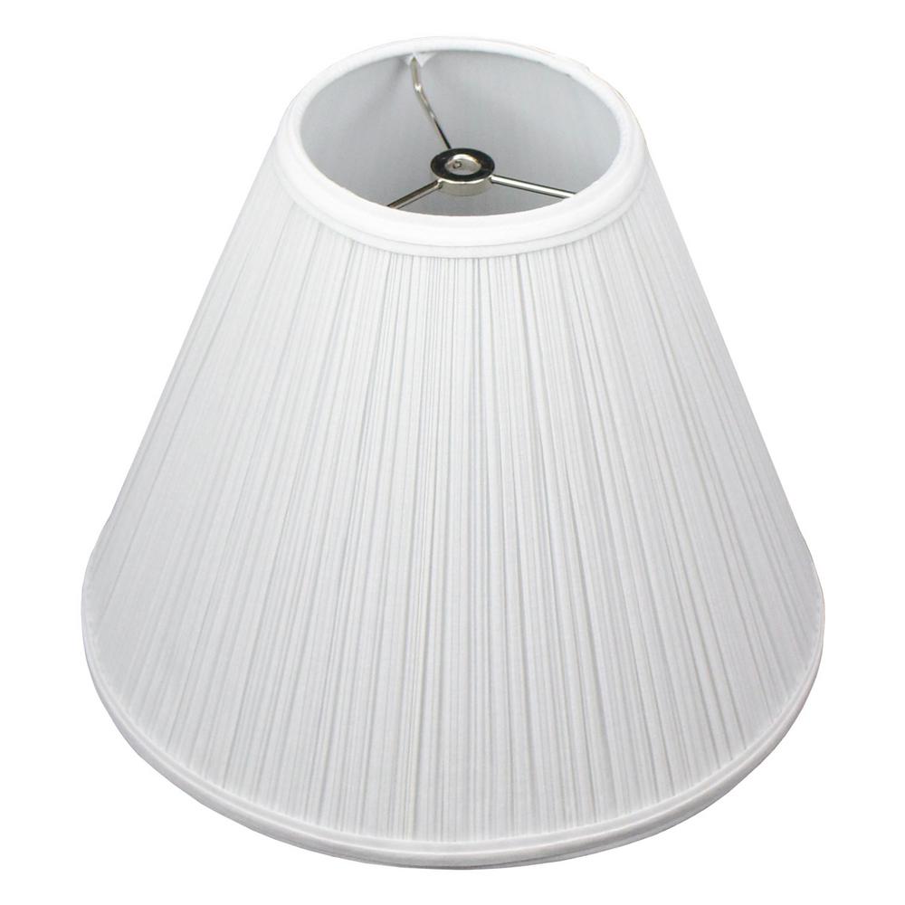 5 in. Top Diameter x 12 in. Bottom Diameter x 10 in. Slant Pleated Mushroom