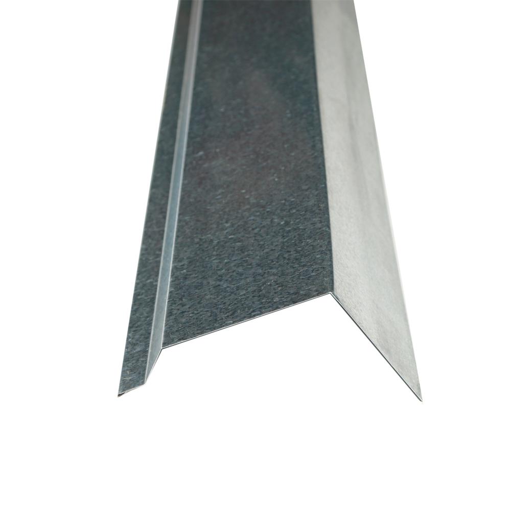 Metal Sales 5 in. x 10.5 ft. Gable Flashing Trim in Galvalume4206041 The Home Depot