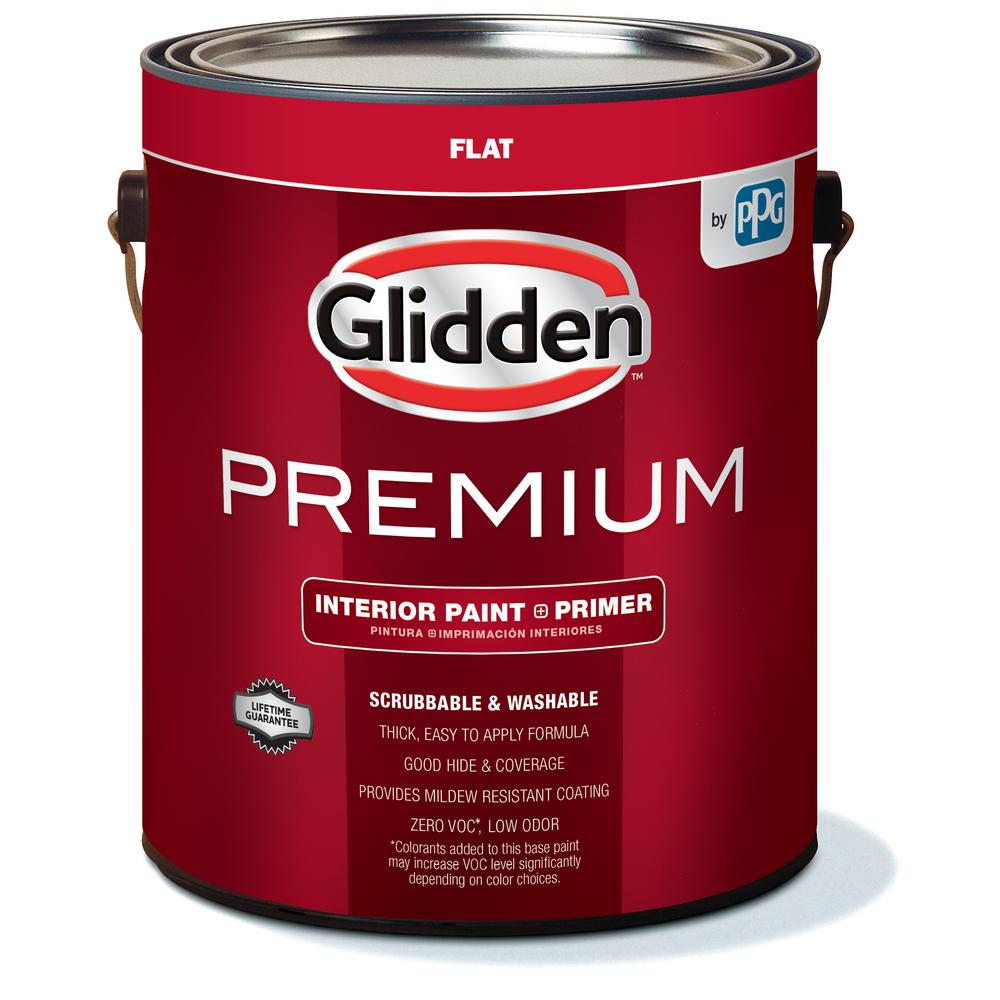 Glidden Premium Interior Paint Colors The Home Depot Base 1 Flat Interior Paint