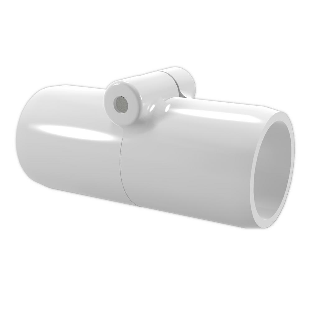 Formufit 3/4 in. Furniture Grade PVC Inline Folding Coupling in White