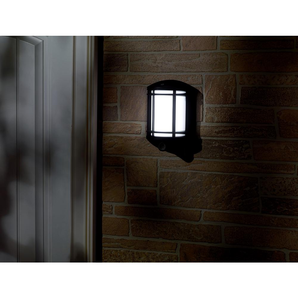 It S Exciting Lighting Cambridge Black Outdoor Motion Sensing Integrated Led Wall Mount Sconce It S Exciting Lighting Cambridge Black Outdoor Motion Sensing Integrated Led Wall Mount Sconce