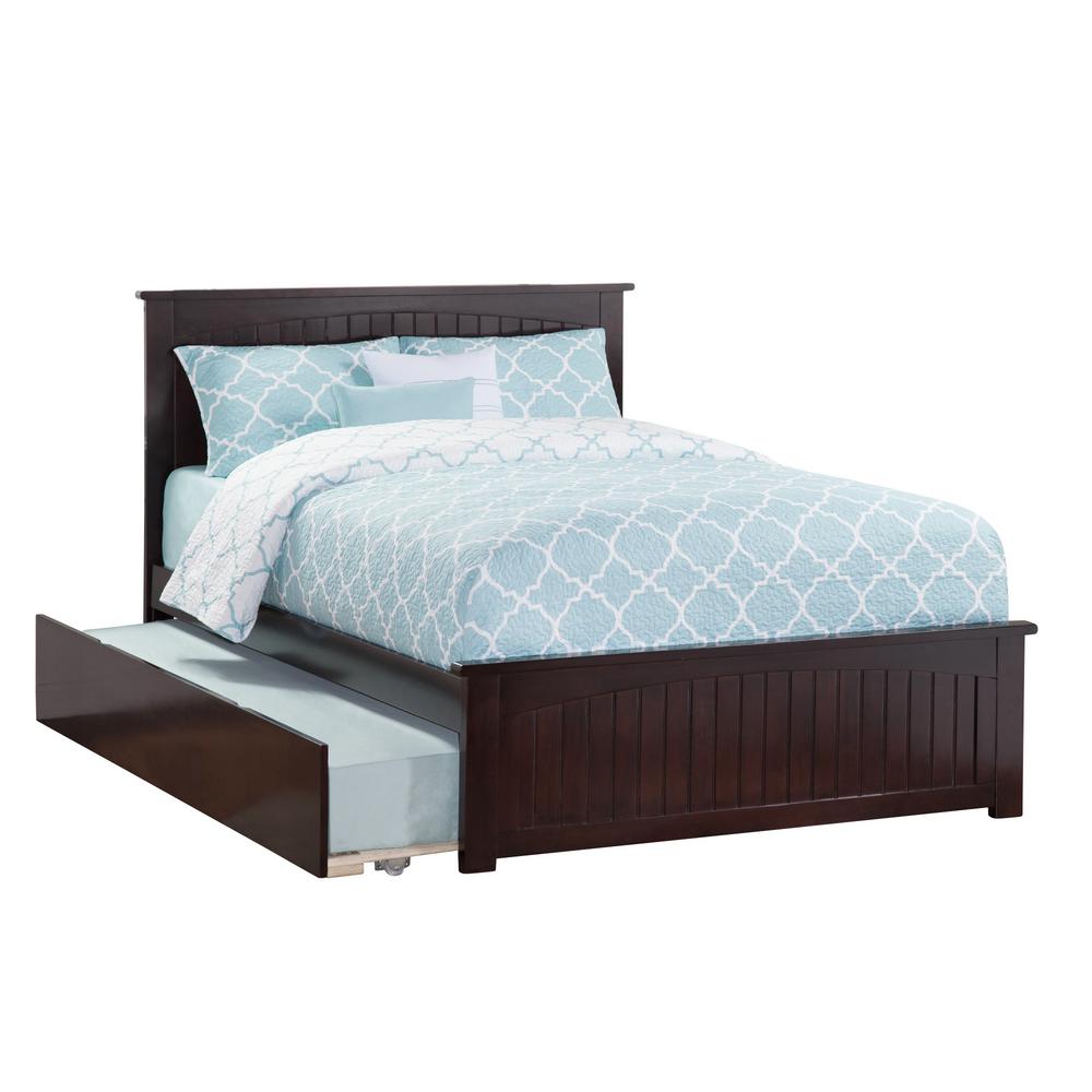 Atlantic Furniture Nantucket Espresso Full Platform Bed With