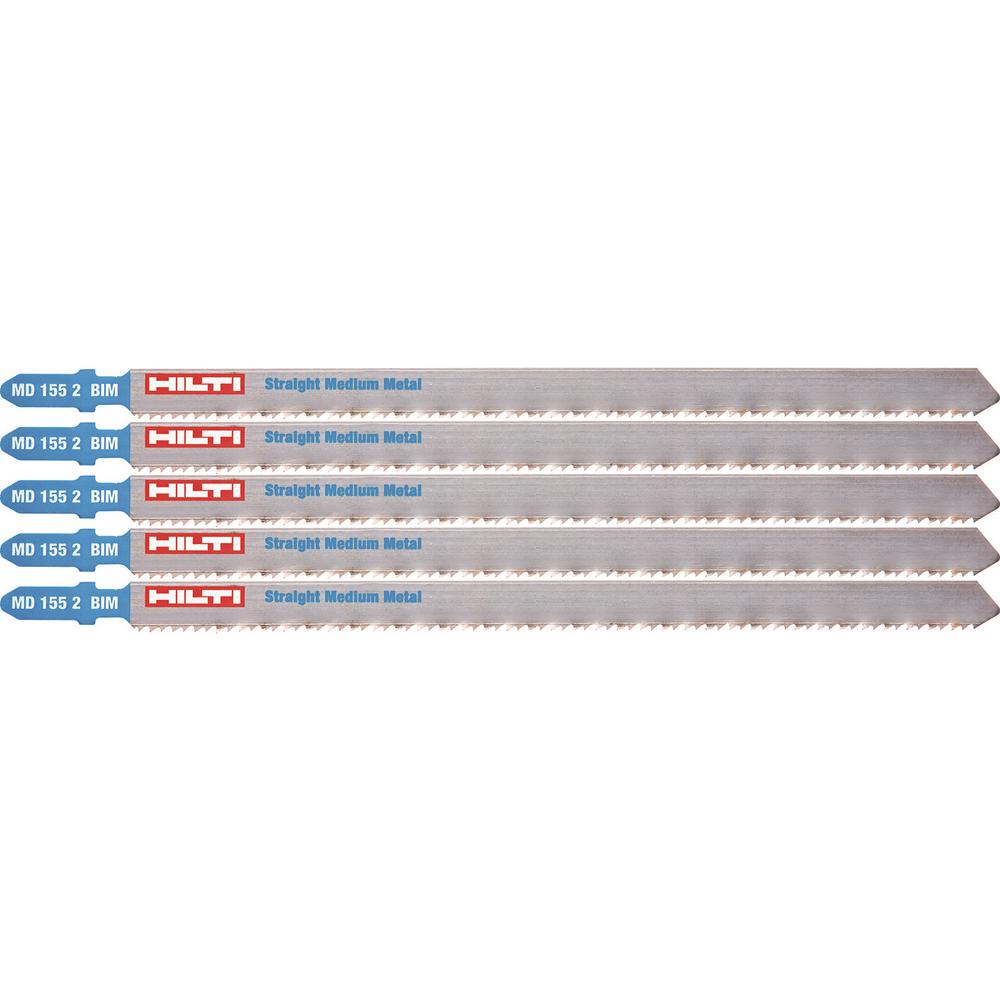 Hilti 6 in. 13 TPI MD 155 2 BiMetal TShank Premium Jig Saw Blade for