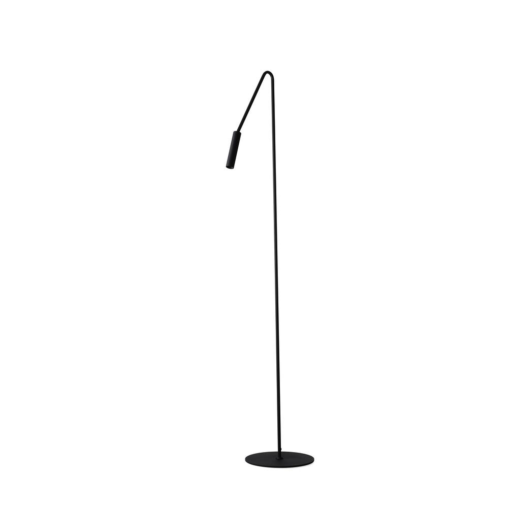 Nova Of California Spotlight 57 In Matte Black Floor Lamp